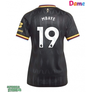 Aston Villa Ibrahim Mbaye #19 Replika Udebanetrøje Dame 2026-27 Kortærmet